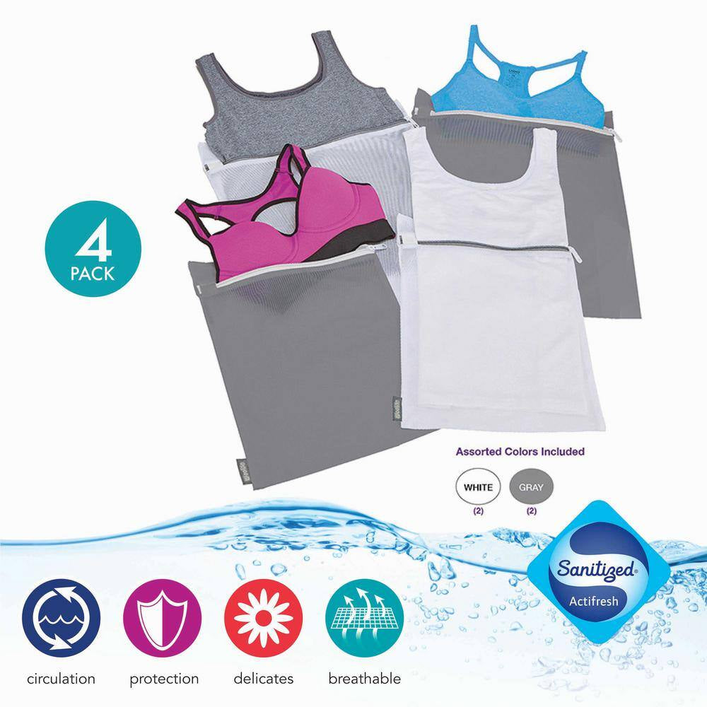 Active Wear Wash Bag Set (4-Pack)