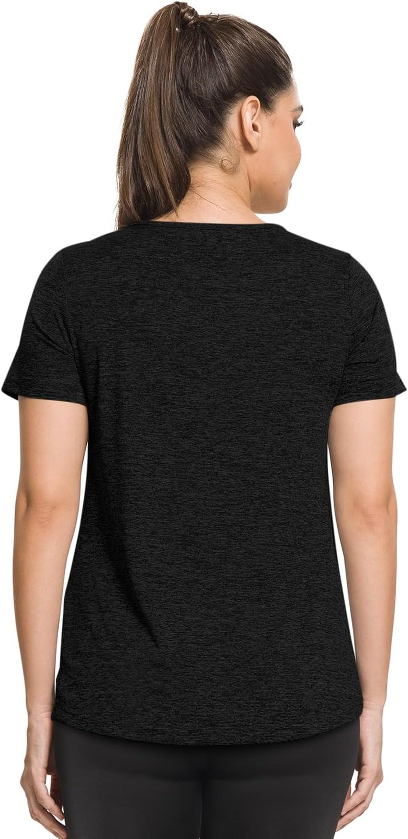 Active Wear Yoga Top Cool Dry Workout Shirt Exercise Clothes